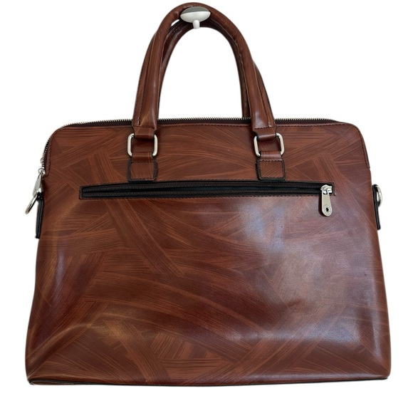 Mont Blanc Rich Brown Leather Briefcase - Picture 8 of 14